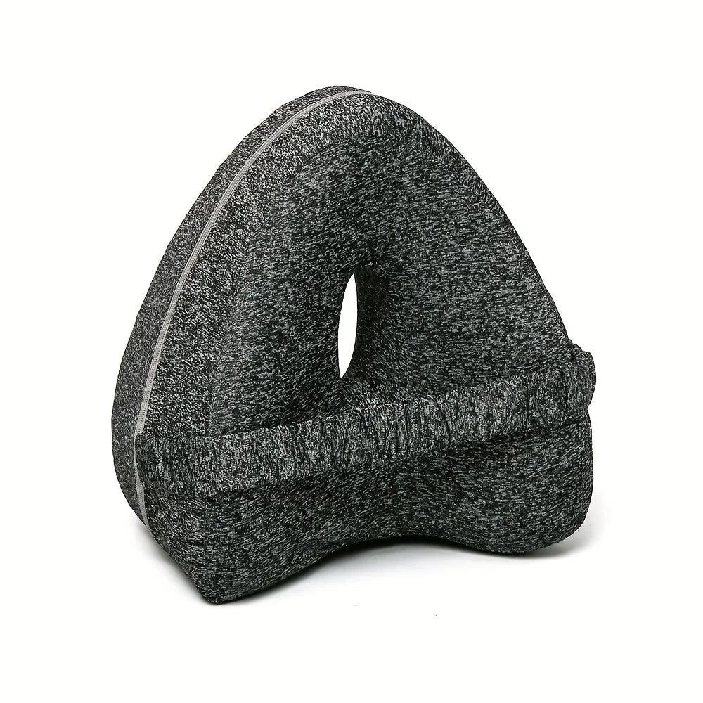Memory Foam Knee Pillow | Side Sleeper Leg Support for Hip, Back & Sciatica Relief