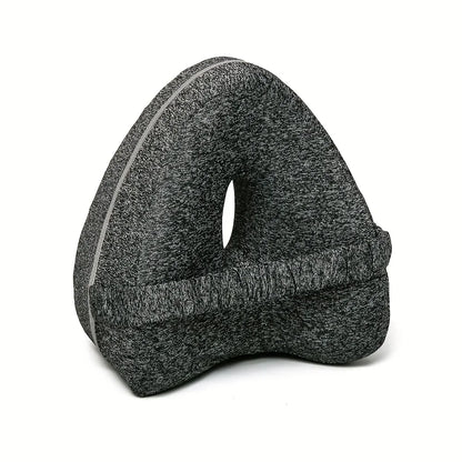 Memory Foam Knee Pillow | Side Sleeper Leg Support for Hip, Back & Sciatica Relief