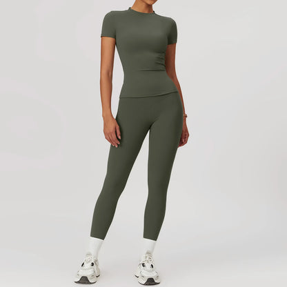 Yoga Set for Women | 2-Piece Sports Bra and High Waisted Leggings Workout Outfit with Quick-Dry Stretch Fabric