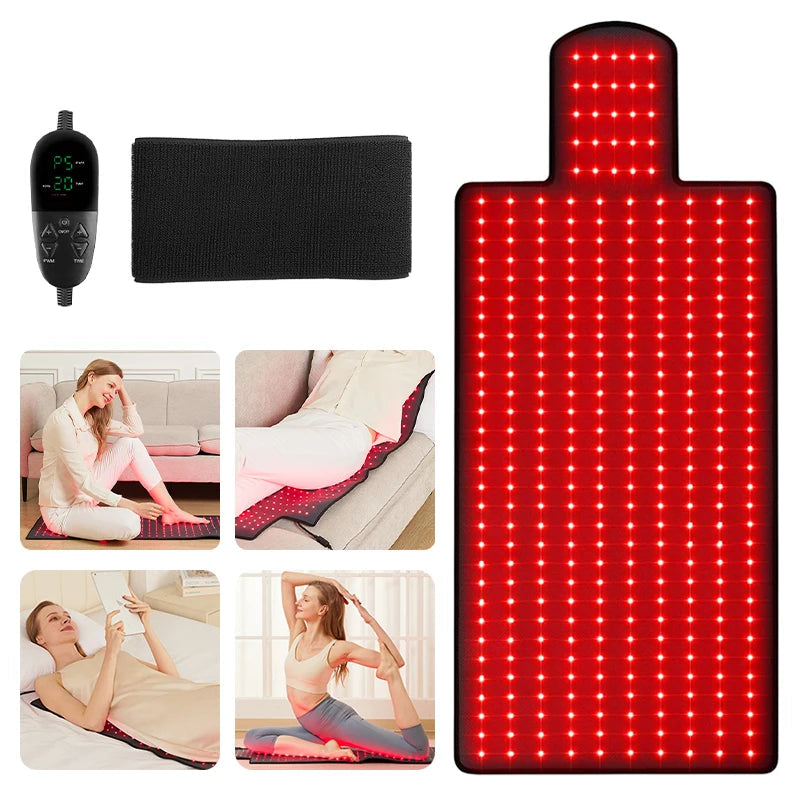 Red Light Therapy Mat 660nm 850nm – Large Pain Relief Pad