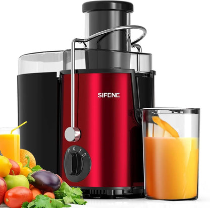 Juicer Machine 800W with 3-Speed & Wide Chute | High Juice Yield, Easy to Clean | Safety Lock & Overheat Protection for Fruits & Veggies