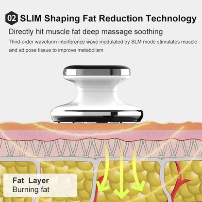 RF Body Slimming Massager – EMS Toning & LED Light Therapy