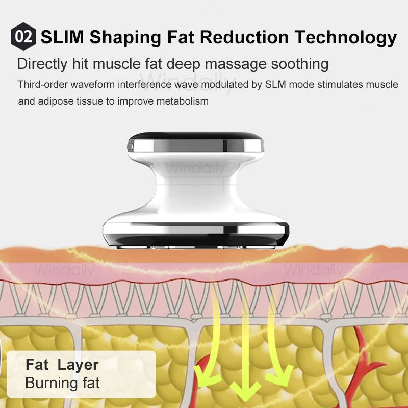 RF Body Slimming Massager – EMS Toning & LED Light Therapy