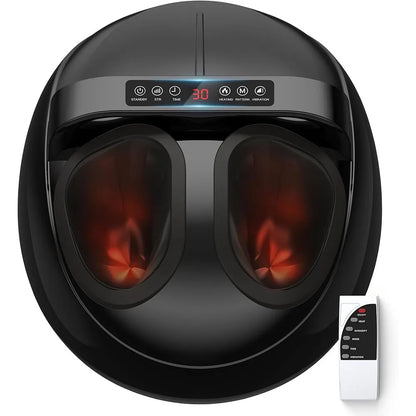 Shiatsu Foot Massager Machine | Foot Massager with Heat and Air Compression | Electric Foot Massage Device