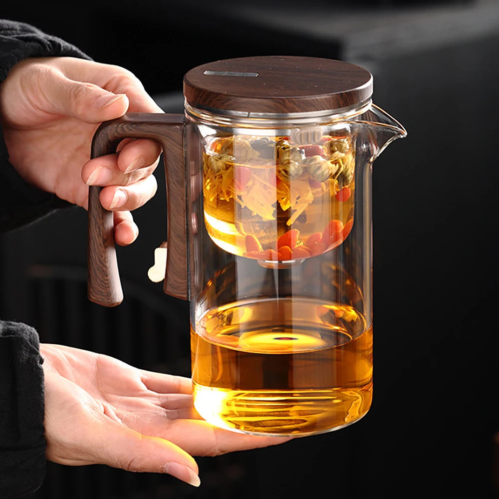 Glass Teapot With Magnetic Filter