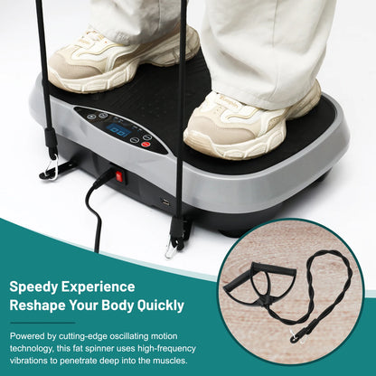 Vibration Plate Exercise Machine – 99-Level Full Body Trainer