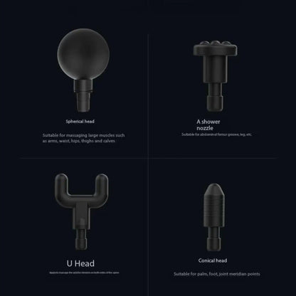 Lenovo Fascia Gun Deeply Relieves Muscle Soreness Fitness and Relaxation Equipment LED Touch Screen 8Massage Head Gifts
