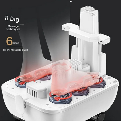 Heated Foot Spa Bath with Automatic Massage & Temperature Control | Electric Foot Bath Massager with Rollers, Water Jets & Remote Control