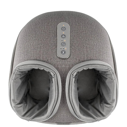 Reflexology Foot Massager with Heat | Shiatsu Deep Kneading Roller | Pain Relief & Muscle Relaxation for Home & Office Use