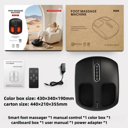 Foot Massager Machine with Heat | Electric Foot Massager with Air Compression and Kneading | Foot Massage Device
