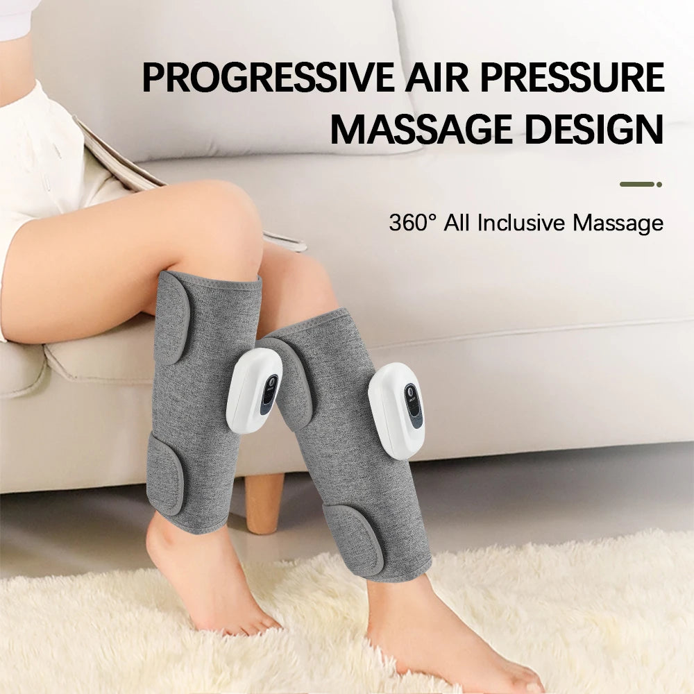 Air Compression Calf Massager | Wireless Leg & Arm Massager with 3 Modes, 1800mAh Battery | Improves Circulation & Muscle Recovery