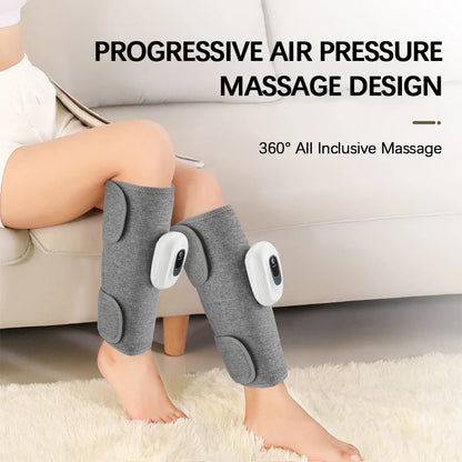 Air Compression Calf Massager | Wireless Leg & Arm Massager with 3 Modes, 1800mAh Battery | Improves Circulation & Muscle Recovery