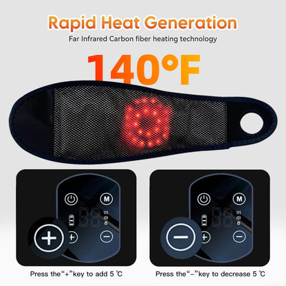 Wireless Heated Wrist Massager – Adjustable Heat & Vibration