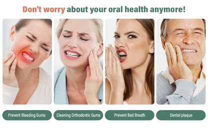 Cordless Water Flosser for Teeth 280ml | 4 Modes, 6 Jets, USB Rechargeable Oral Irrigator | Portable Dental Cleaner for Travel & Home Use