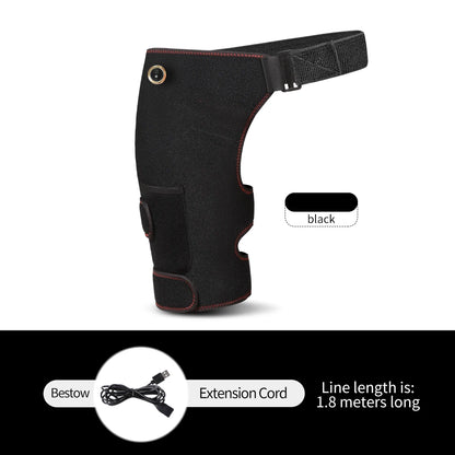 Heated Hip Brace with Vibration Massage | Cordless Sciatica Pain Relief Wrap, Lower Back & Hip Support Belt with Heat Therapy