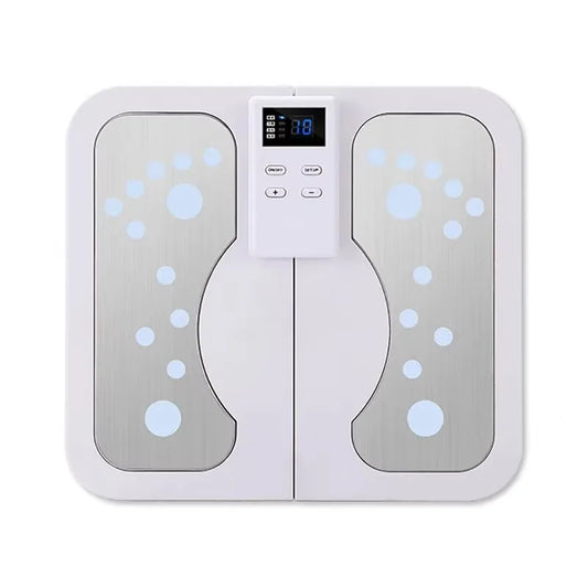 EMS Foot Massager for Circulation | TENS Electric Foot Pain Relief System with Heat & Muscle Stimulation