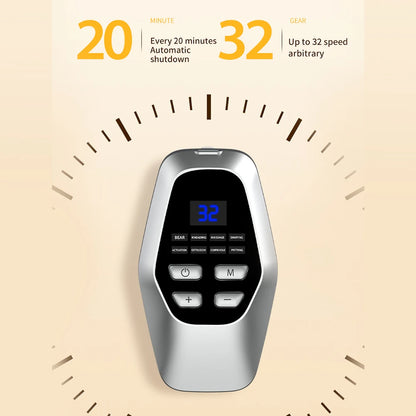EMS Foot Massager Pad | 8 Modes & 32 Intensities | USB Rechargeable | Remote Control + Auto Shut-Off