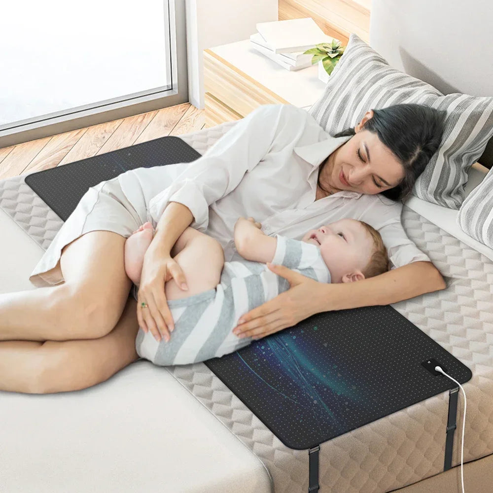 Grounding Mattress Pad With Conductive Cotton Surface