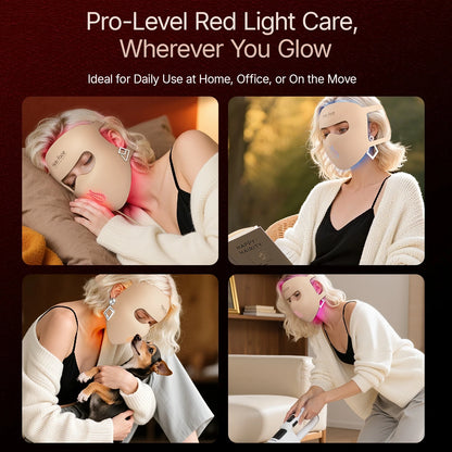 4D LED Light Therapy Face Mask – 4 Modes, 311 LEDs