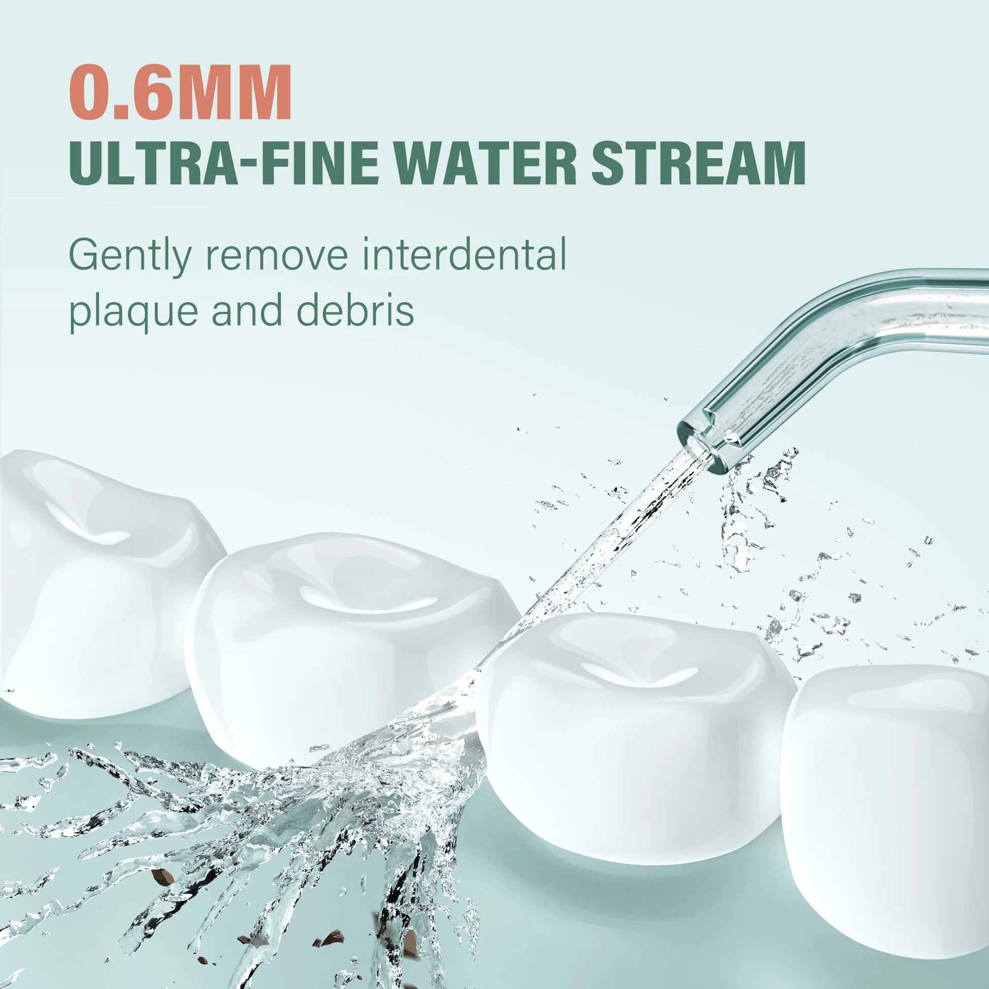 Cordless Water Flosser for Teeth 280ml | 4 Modes, 6 Jets, USB Rechargeable Oral Irrigator | Portable Dental Cleaner for Travel & Home Use