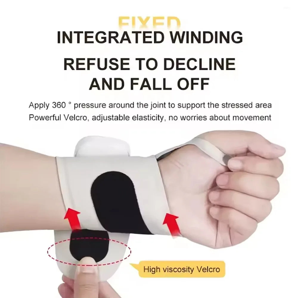 Cordless EMS Wrist Massager – 10-Mode Vibration Support