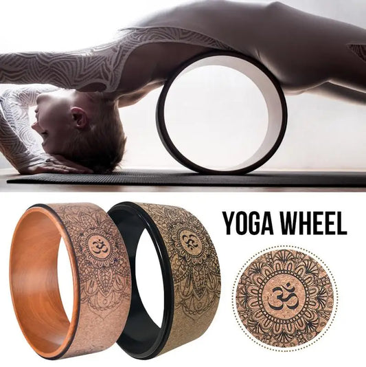 Cork Yoga Wheel