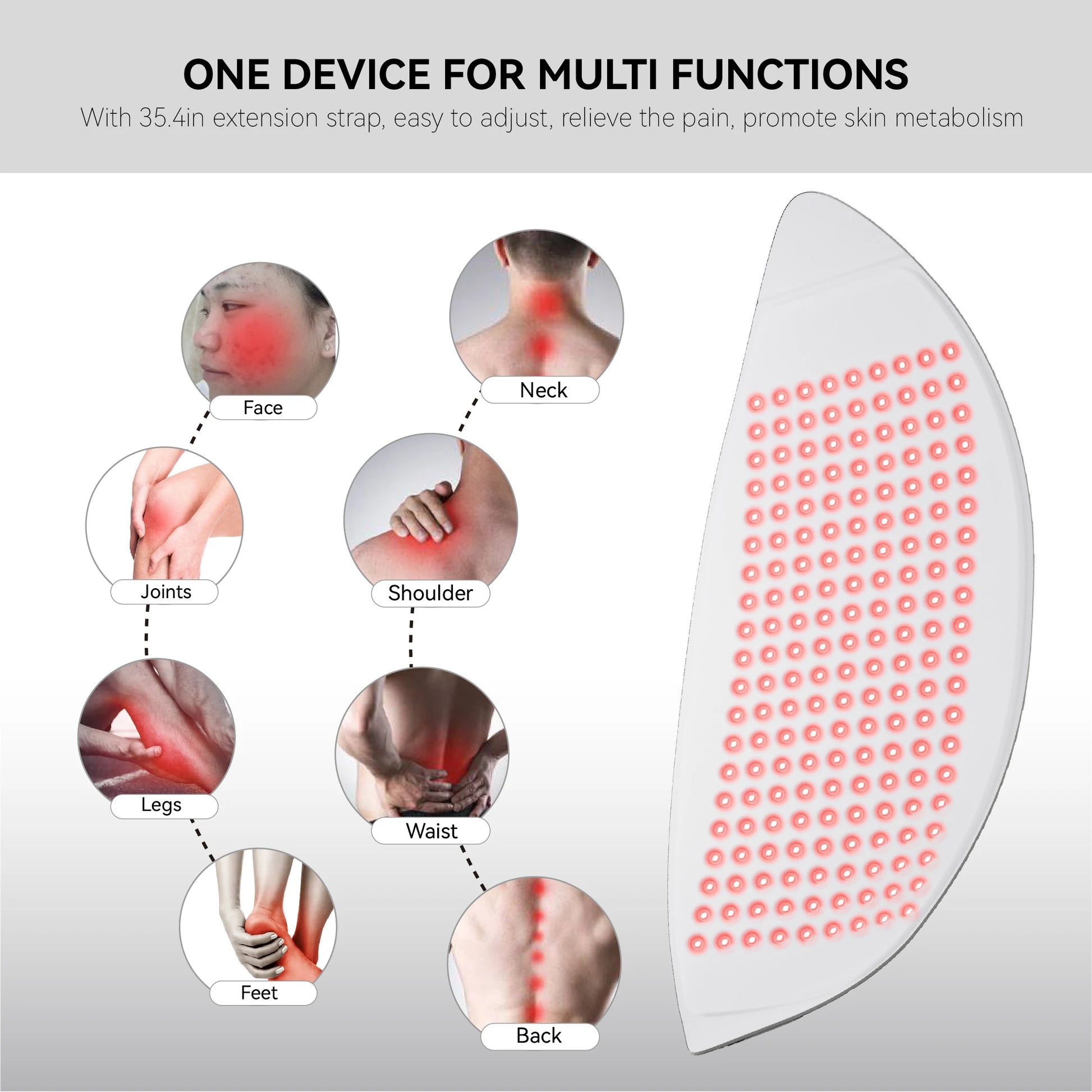 Red Light LED Therapy Mask 720 Chips For Face And Body