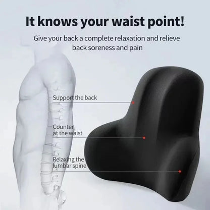 Memory Foam Office Chair Cushion with Lumbar Support