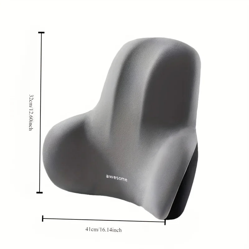 Memory Foam Office Chair Cushion with Lumbar Support