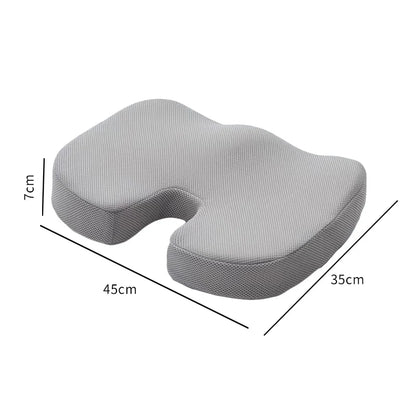 Ergonomic Seat Cushion for Tailbone Pain Relief | Memory Foam Coccyx Pillow for Office Chair, Hemorrhoid & Sciatica Support