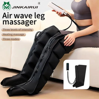 Air Compression Leg Massager | Foot and Calf Massager Boots | Leg Massage Device with Adjustable Pressure