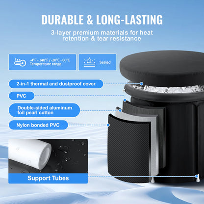 Portable Ice Bath Plunge Tub for Cold Water Therapy