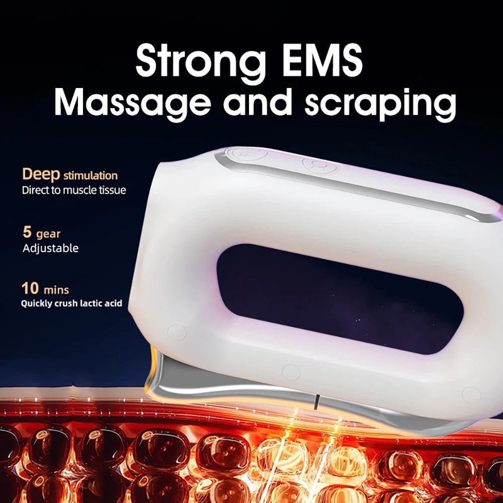 Electric Heating Fascia Massager – Microcurrent & Vibration