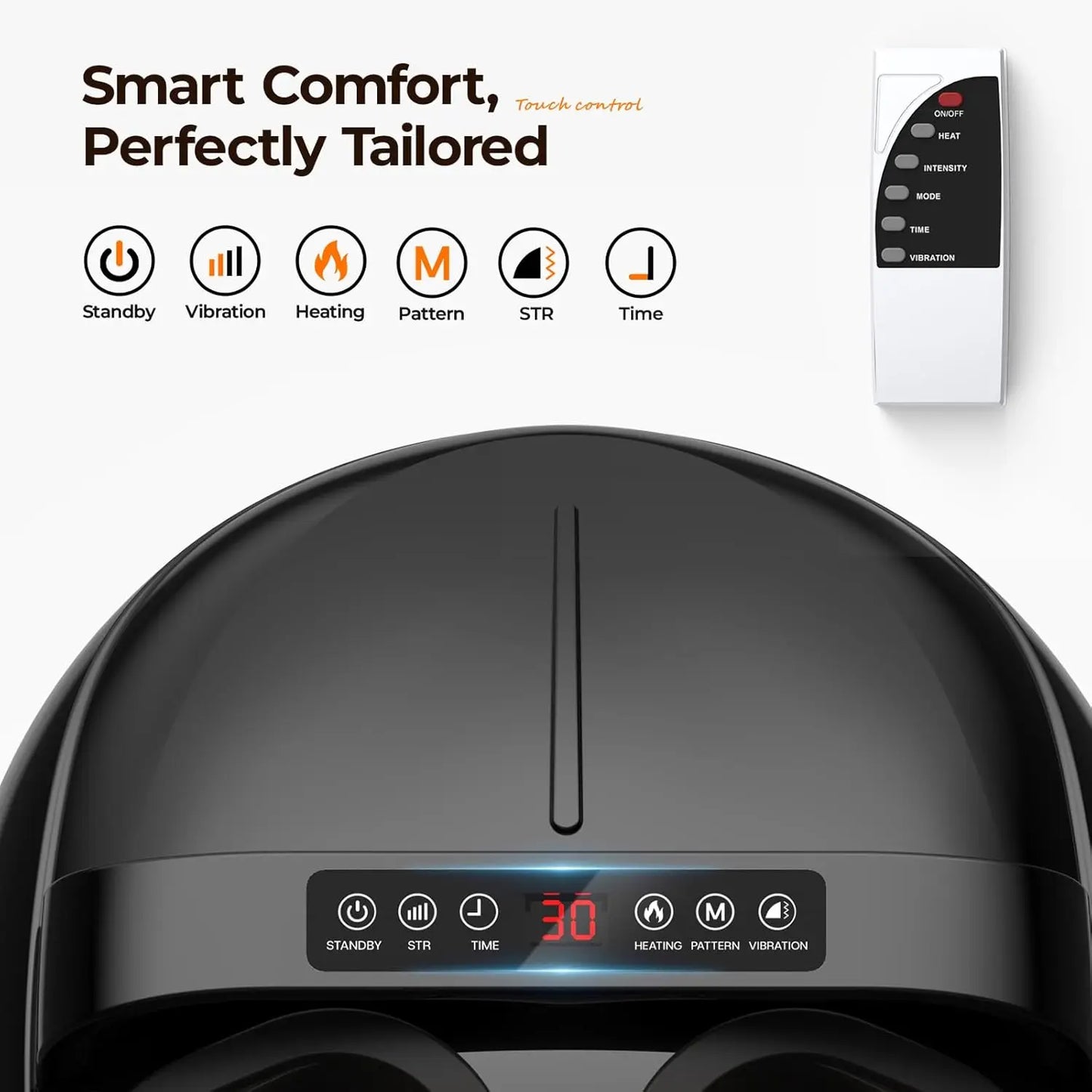 Shiatsu Foot Massager Machine | Foot Massager with Heat and Air Compression | Electric Foot Massage Device