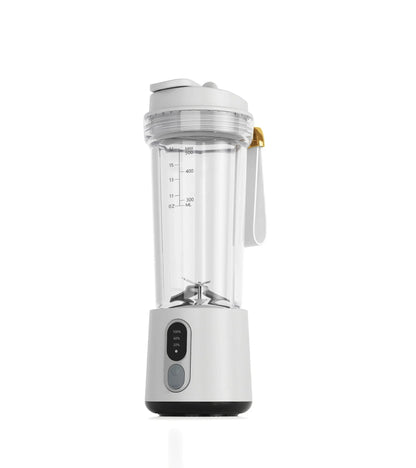 Portable Juicer Blender | 180W USB Rechargeable Smoothie Cup with 4000mAh Battery & 4 Blades – Personal Juice Blender for Travel & Outdoor Use White