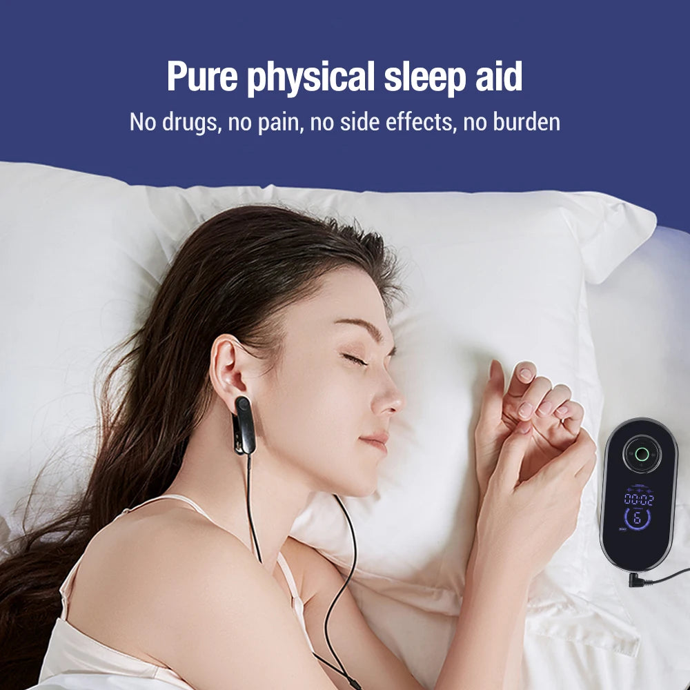 CES Microcurrent Sleep Aid Device – Ear Clip Insomnia Relief