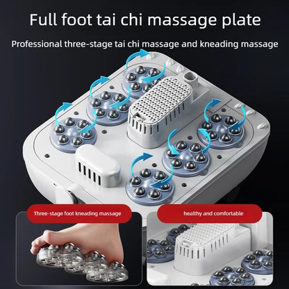 Heated Foot Spa Bath with Automatic Massage & Temperature Control | Electric Foot Bath Massager with Rollers, Water Jets & Remote Control