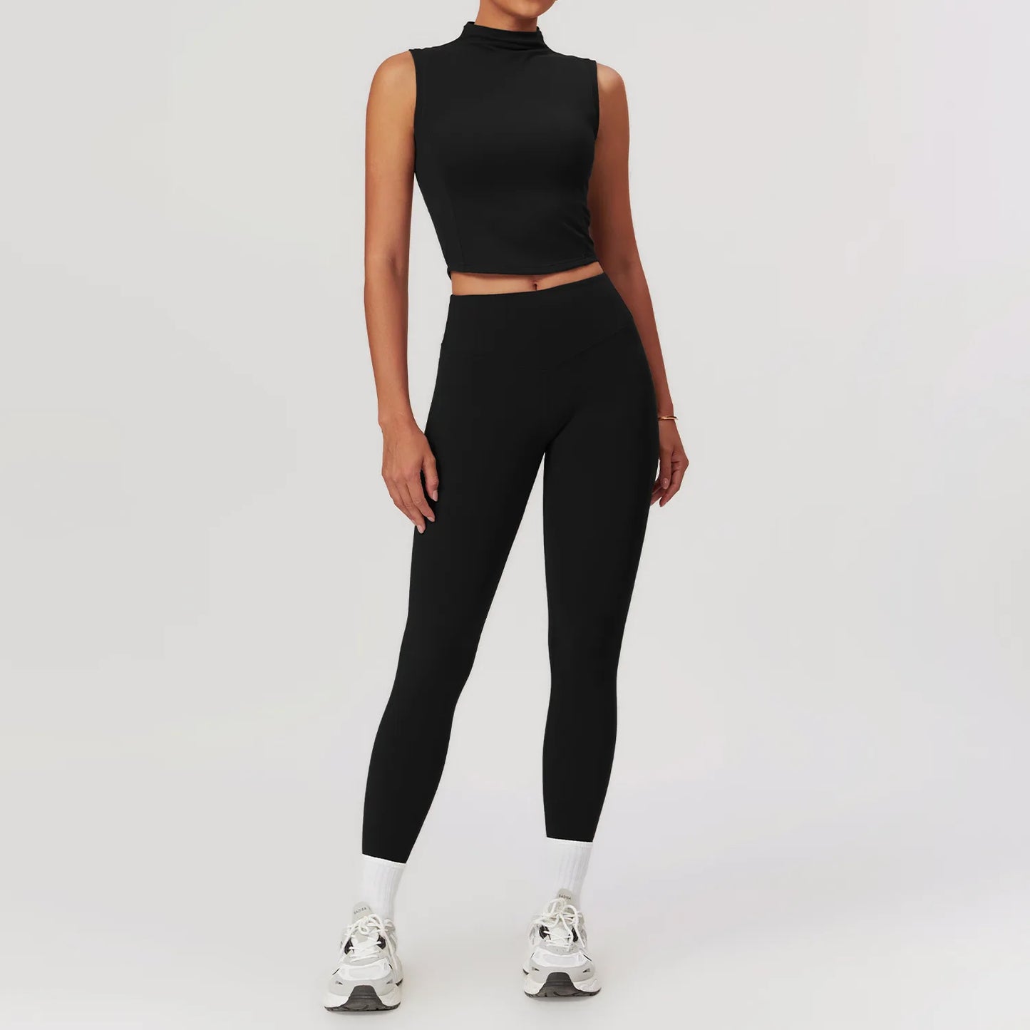 Yoga Set for Women | 2-Piece Sports Bra and High Waisted Leggings Workout Outfit with Quick-Dry Stretch Fabric