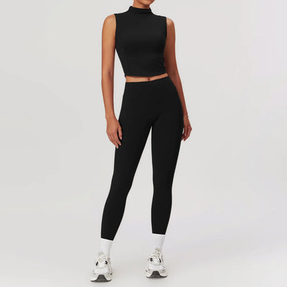 Yoga Set for Women | 2-Piece Sports Bra and High Waisted Leggings Workout Outfit with Quick-Dry Stretch Fabric