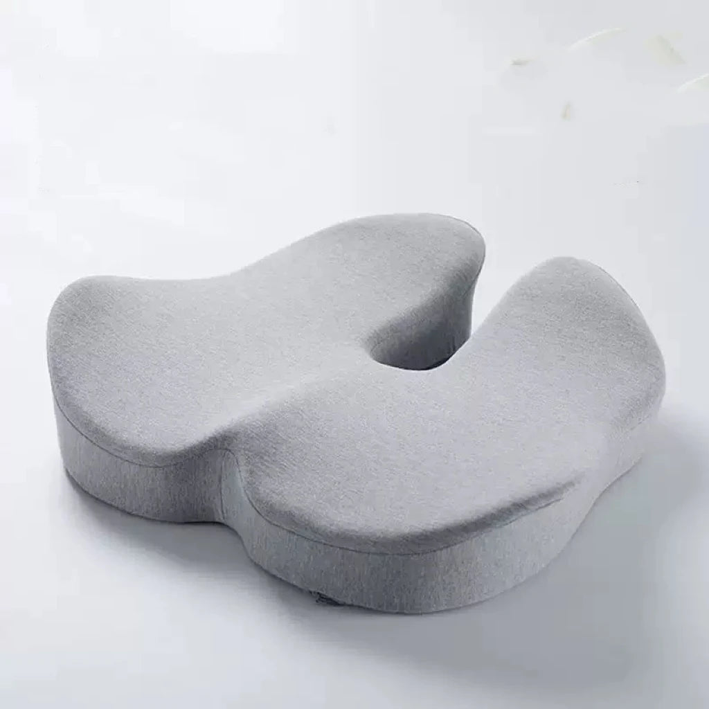 Thick Memory Foam Seat Cushion | Office Chair Cushion for Long Sitting | Ergonomic Coccyx and Hip Support