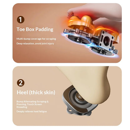 Foot Massager Machine with Heat & Kneading | Foot Pain Relief & Circulation System for Daily Muscle Recovery