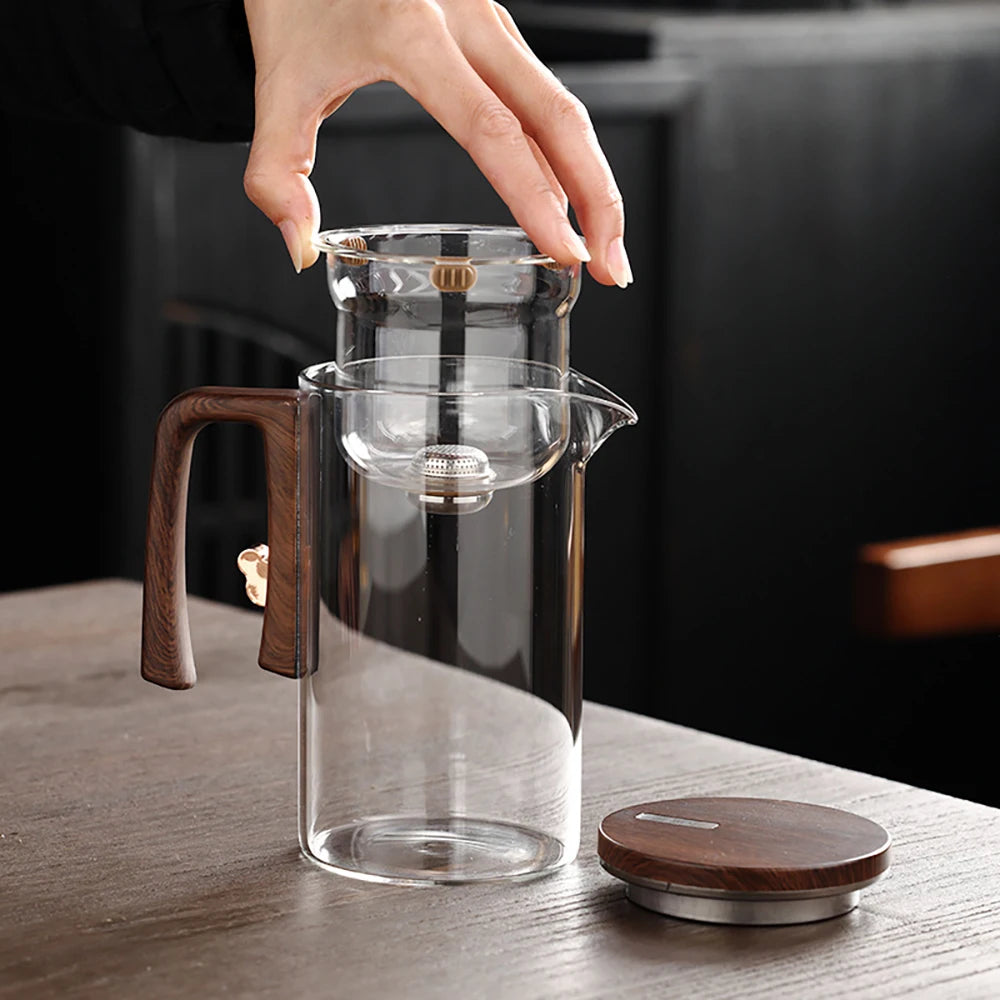 Glass Teapot With Magnetic Filter