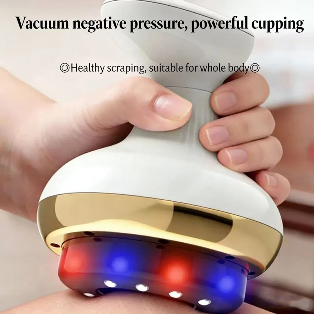 Electric Cupping And Scraping Massager – Heated Suction