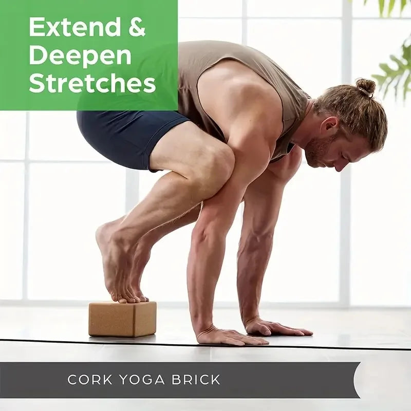 Eco-Friendly Cork Yoga Block - vitaAsana