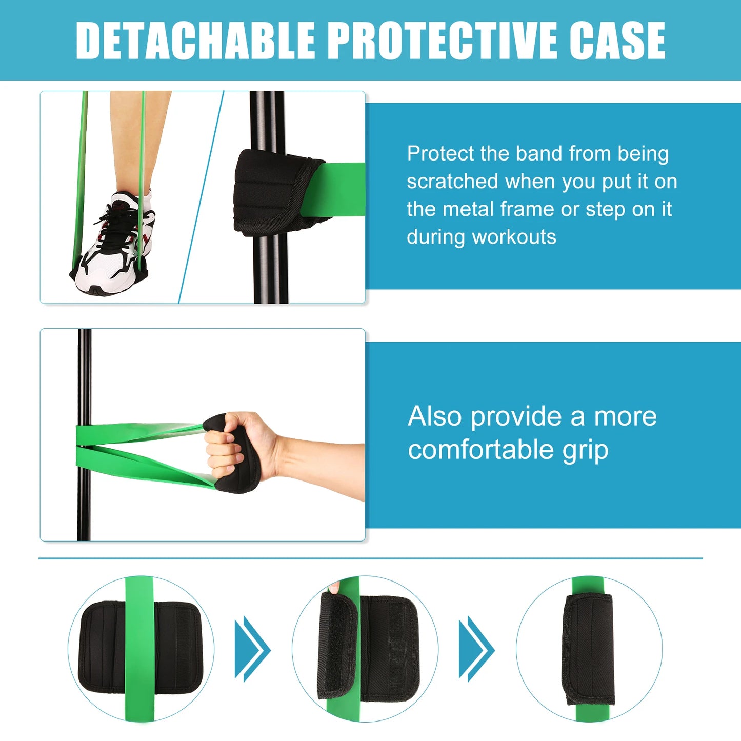 Pull Up Bands Set | 5-Level Resistance Band Kit with Handles, Door Anchor & Carry Bag | Strength, Mobility & Full-Body Home Workout
