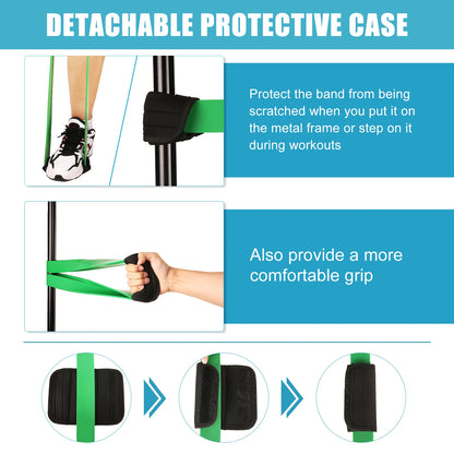Pull Up Bands Set | 5-Level Resistance Band Kit with Handles, Door Anchor & Carry Bag | Strength, Mobility & Full-Body Home Workout