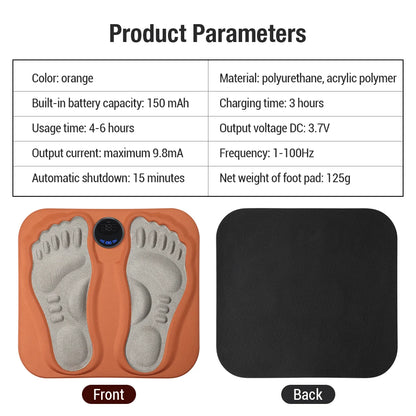 EMS Foot Massager Mat with Remote | Electric Foot Stimulator Pad, 8 Modes, 29 Intensity Levels, Circulation & Muscle Relaxation Device