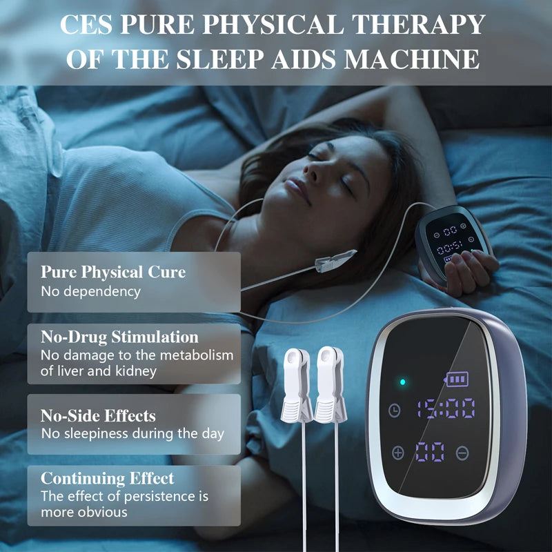 Handheld CES Sleep Aid Device – Relaxation & Stress Relief