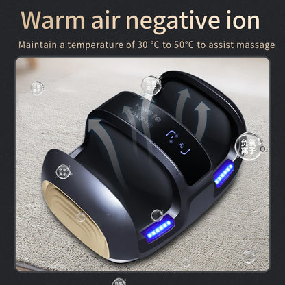 Shiatsu Foot Massager with Heat | Deep Tissue Foot & Calf Massager Machine, Kneading Rollers, Circulation & Muscle Relaxation