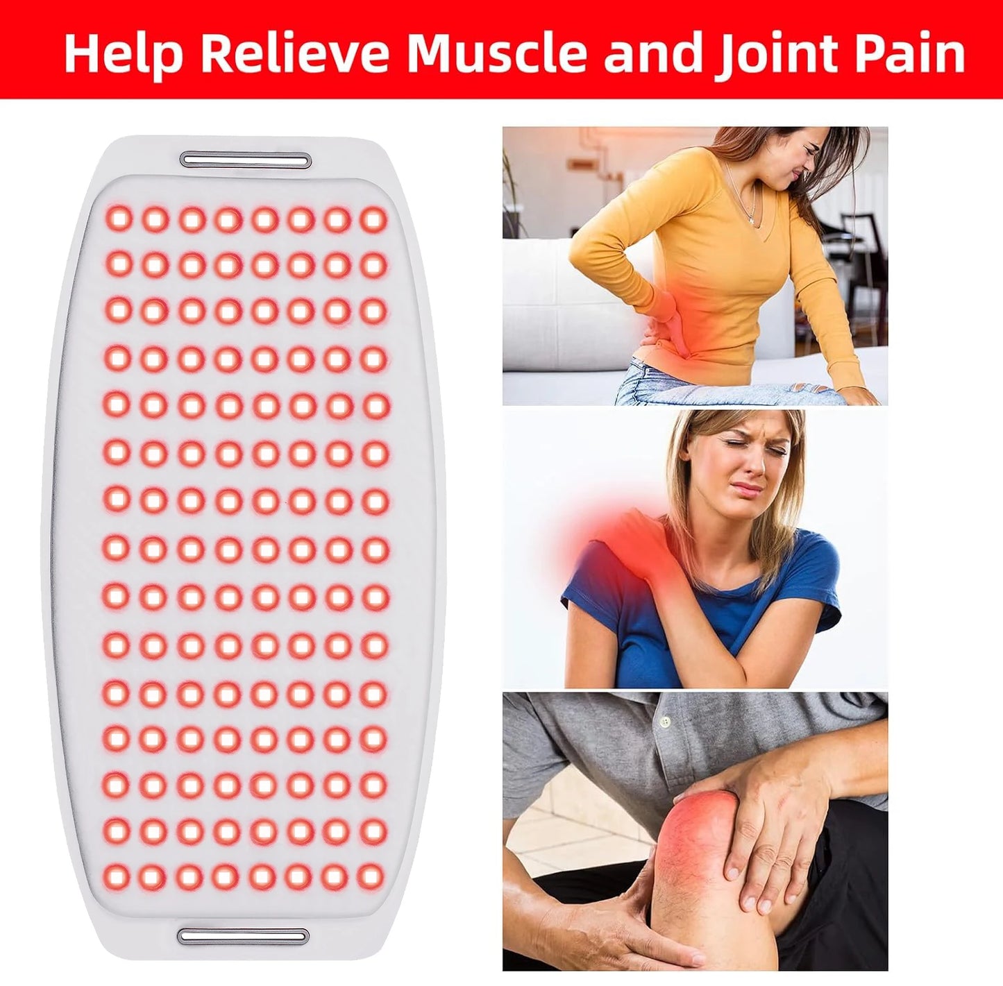 Red Light Therapy Belt for Body – Dual 660nm & 850nm LEDs